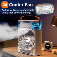 AIr Conditioner Household Mini Air Cooler LED Night Light Humidifier